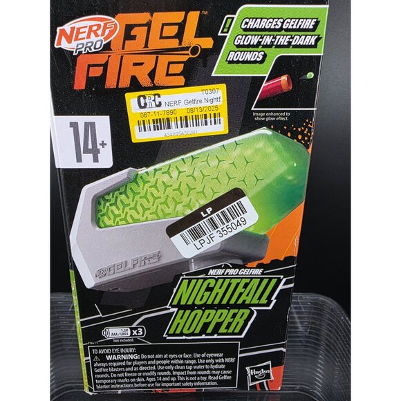 Nerf Pro Gelfire Nightfall Hopper Accessory Kit 500 Round Capacity Glow Tracer - Picture 3 of 5
